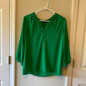 Kelly green blouse